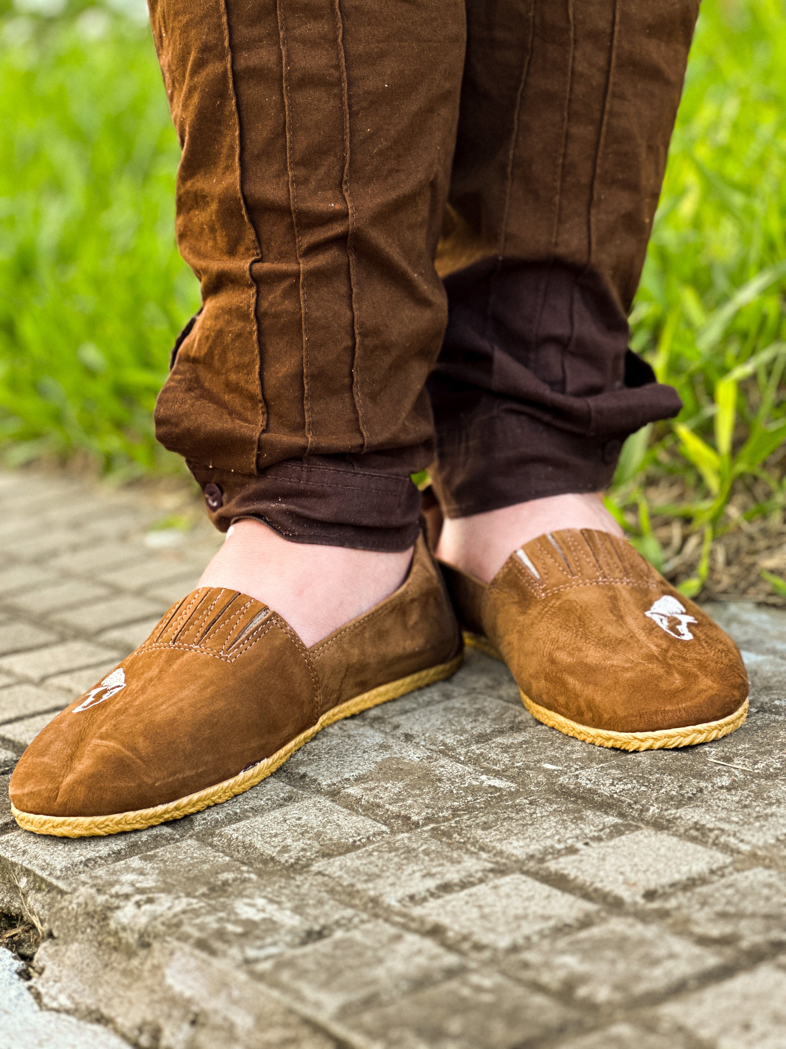 Alpargatas en cuero - Main Image