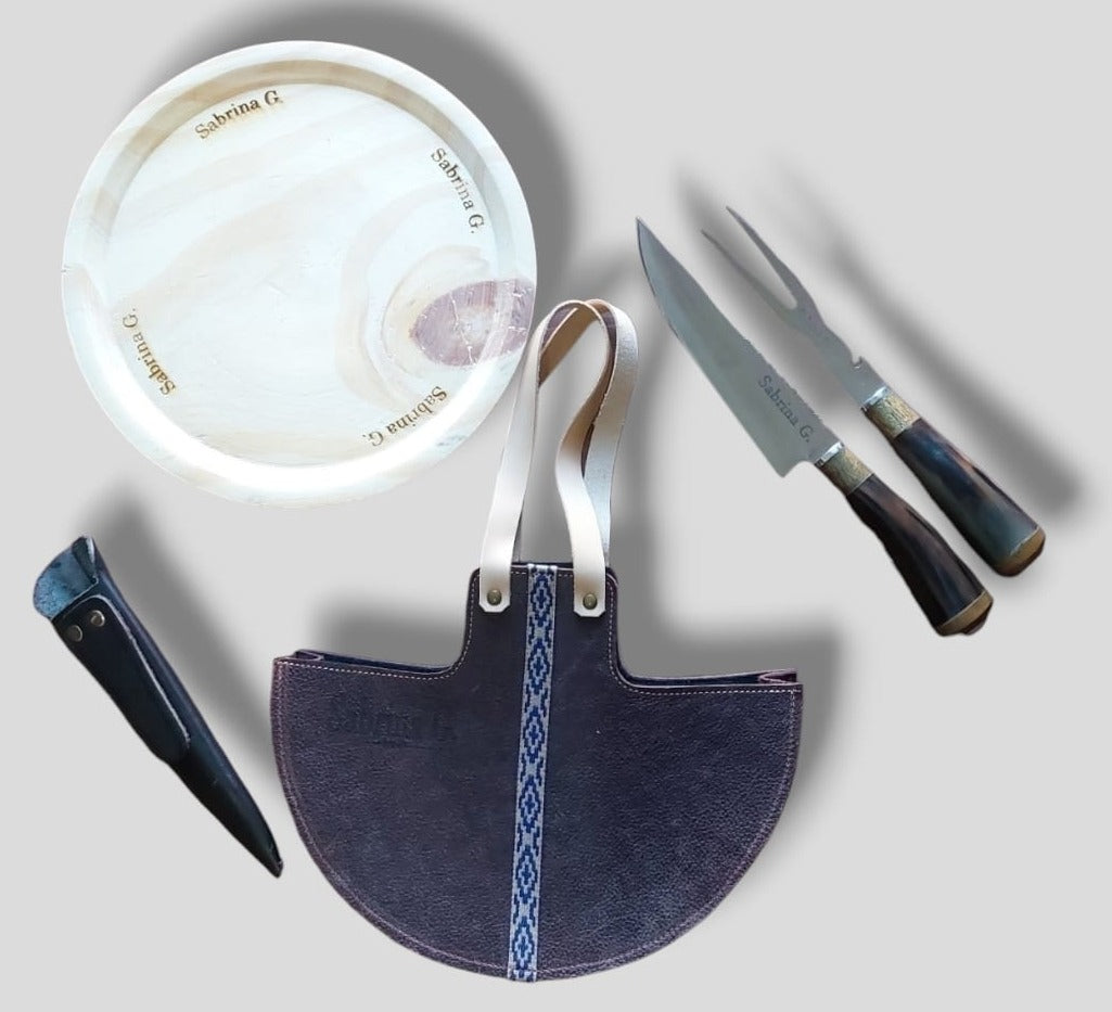 Set Menaje Asador con Grabado