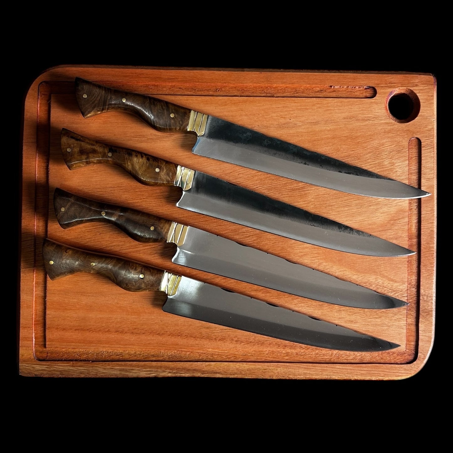 Cuchillo Gold con Set Picada