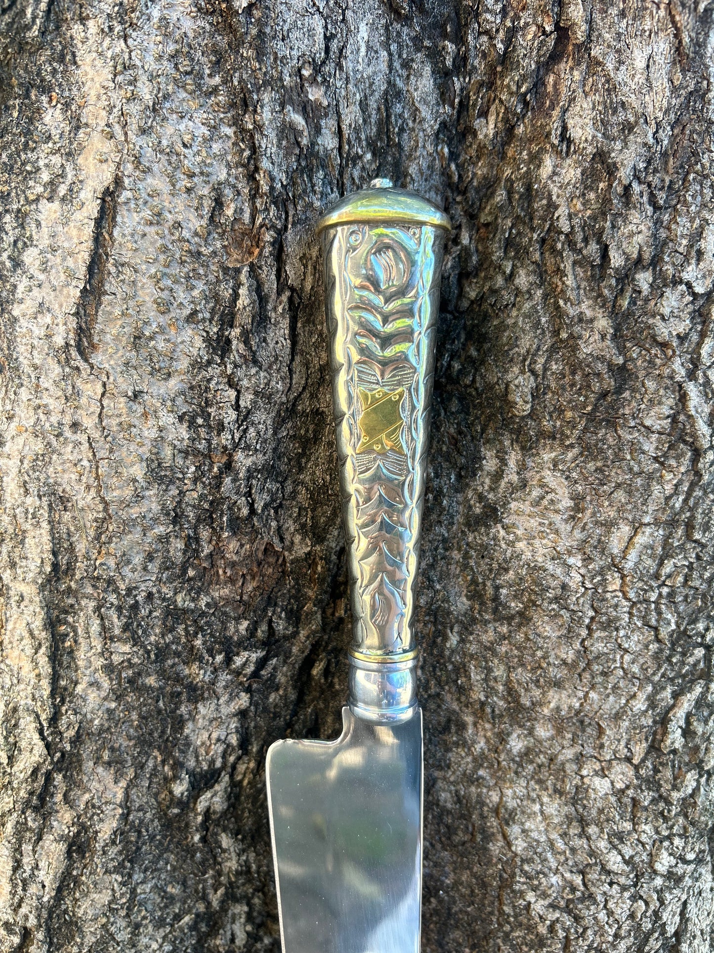 Cuchillo Alpaca y Bronce