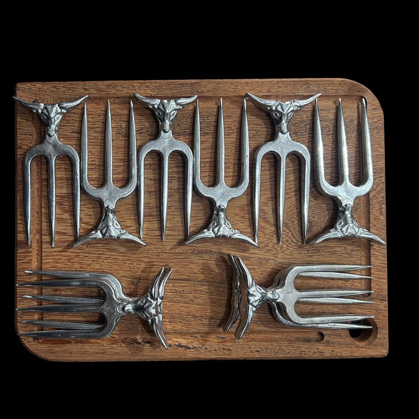 Tridente cabeza de Toro