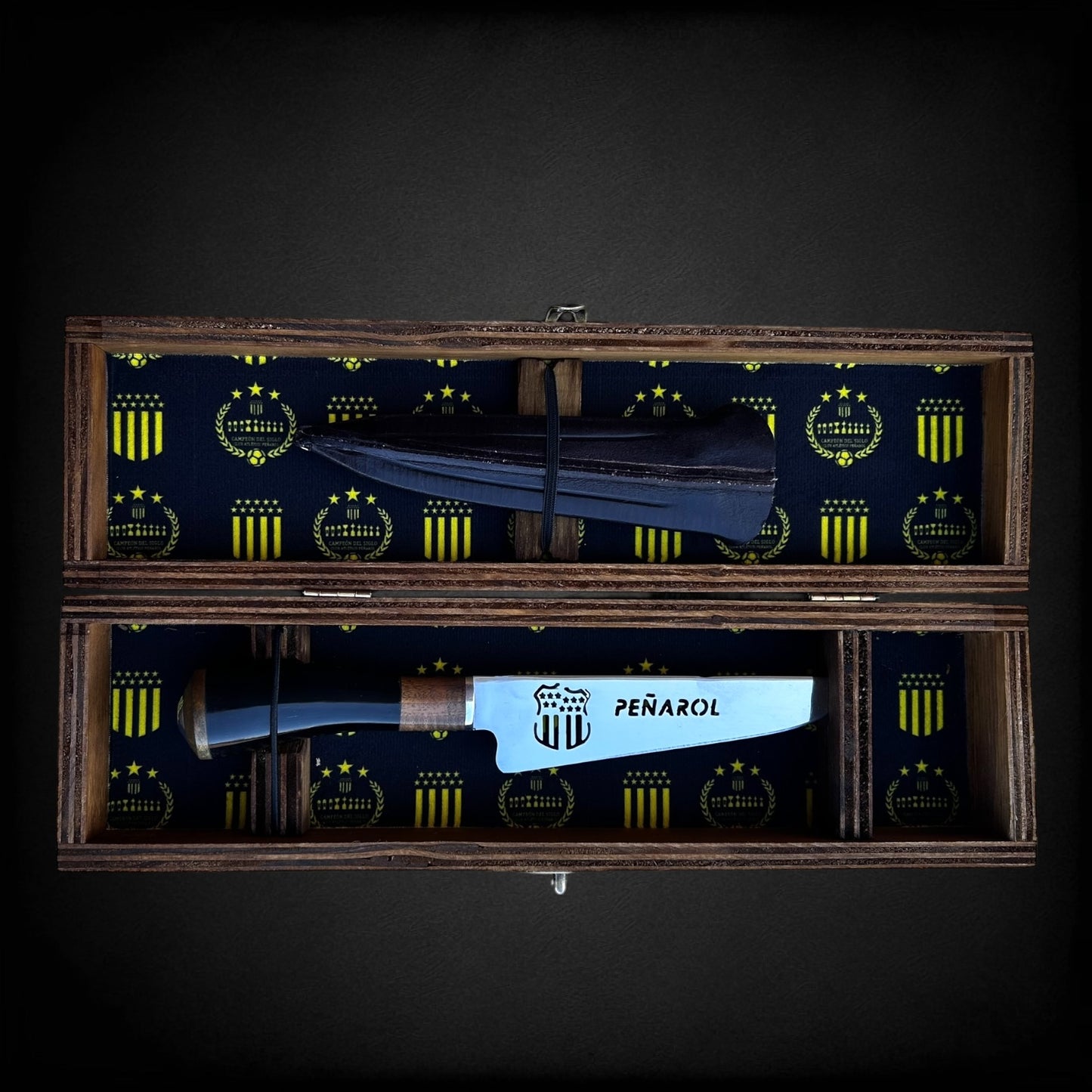 Cuchillo Criollo Peñarol + Caja