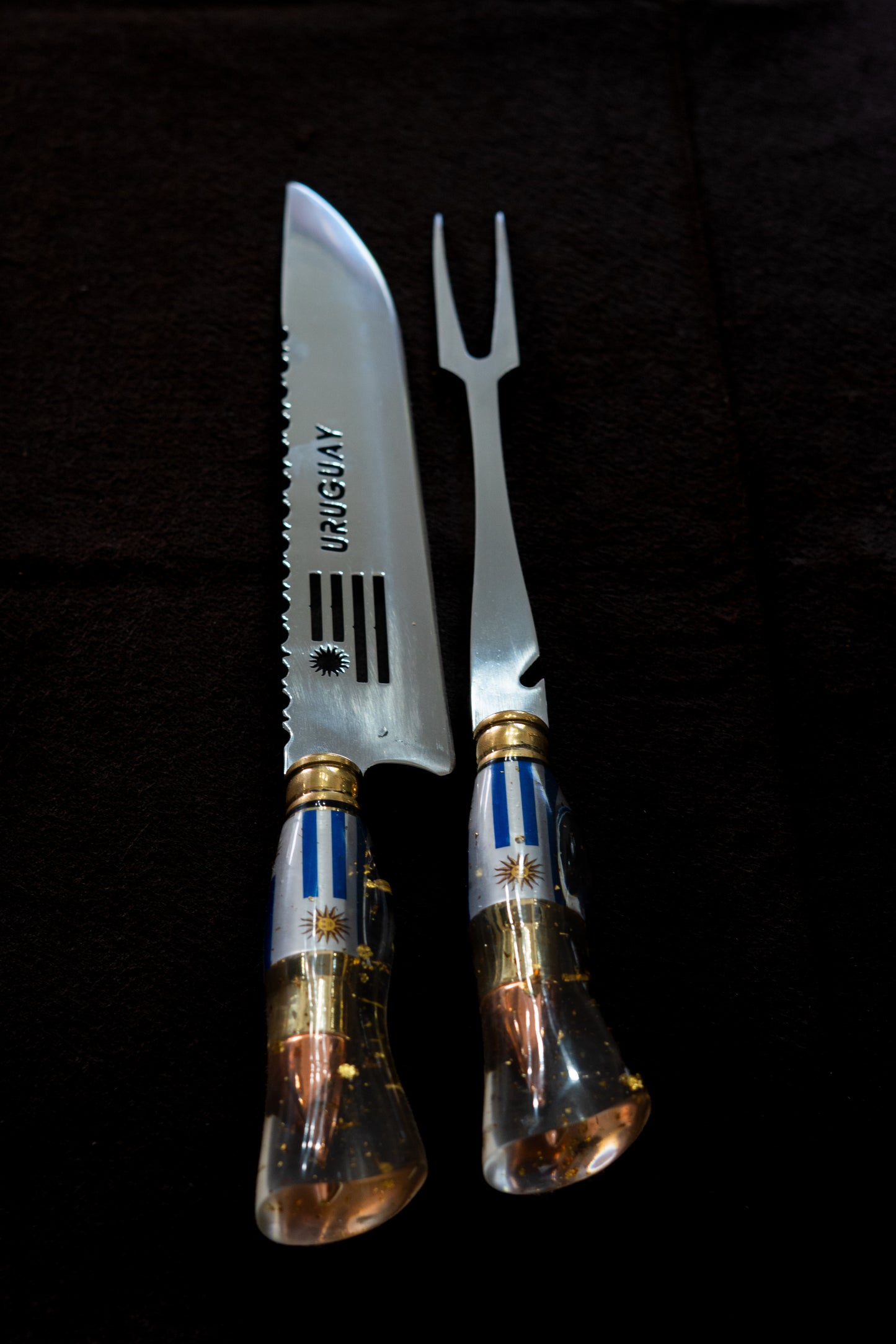 Conjunto Cuchillo y Pincho Uruguay / Munición