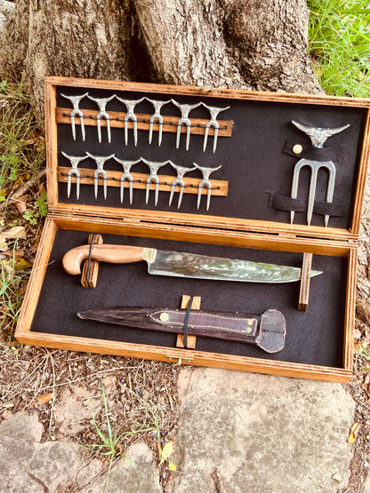 Cuchillo Sorobaca con Set Picada