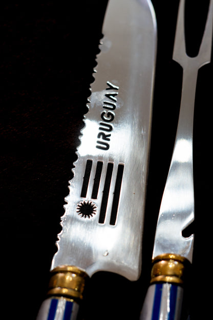 Conjunto Cuchillo y Pincho Uruguay / Munición