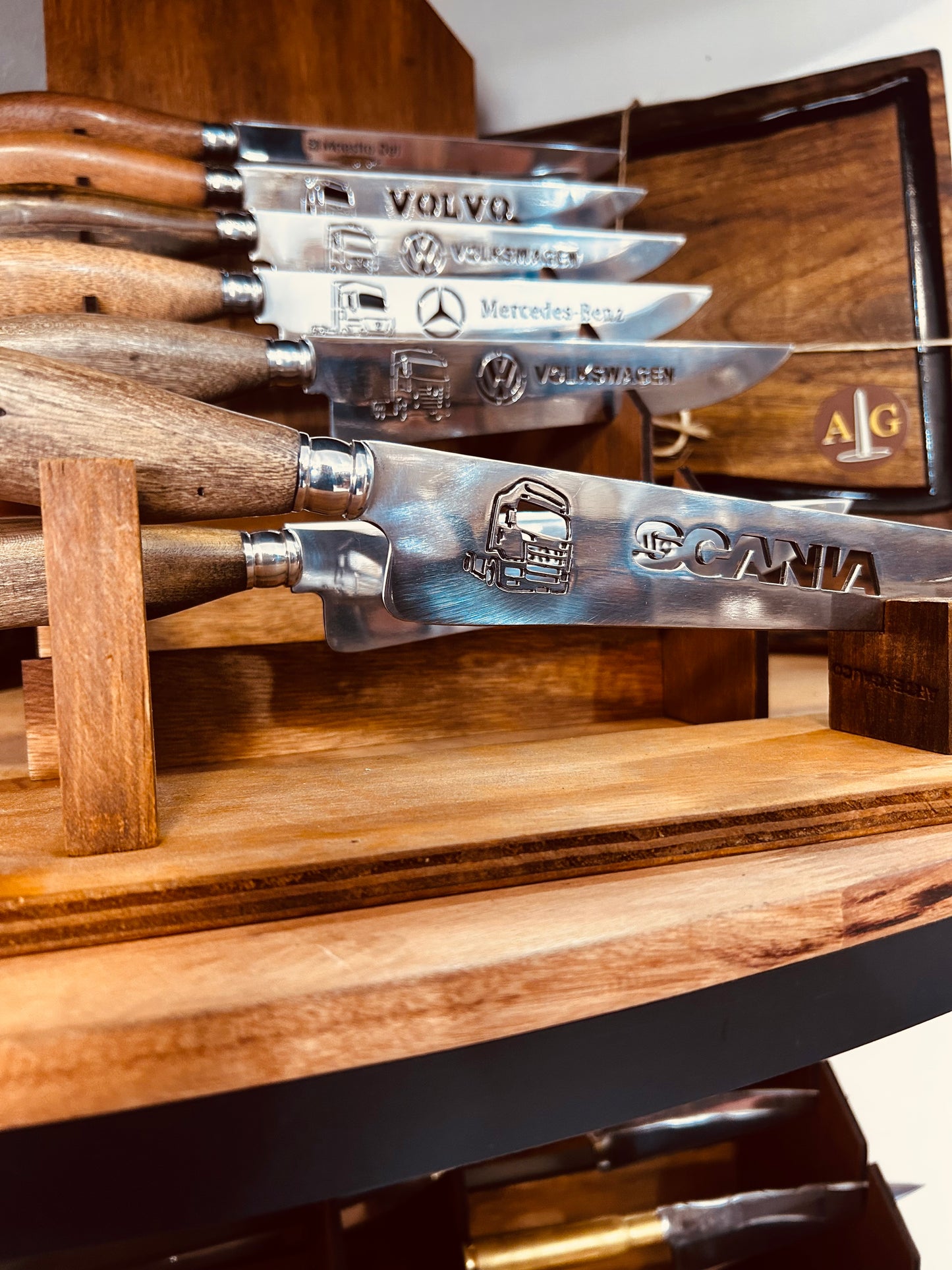 Cuchillos M/Madera Inoxidable