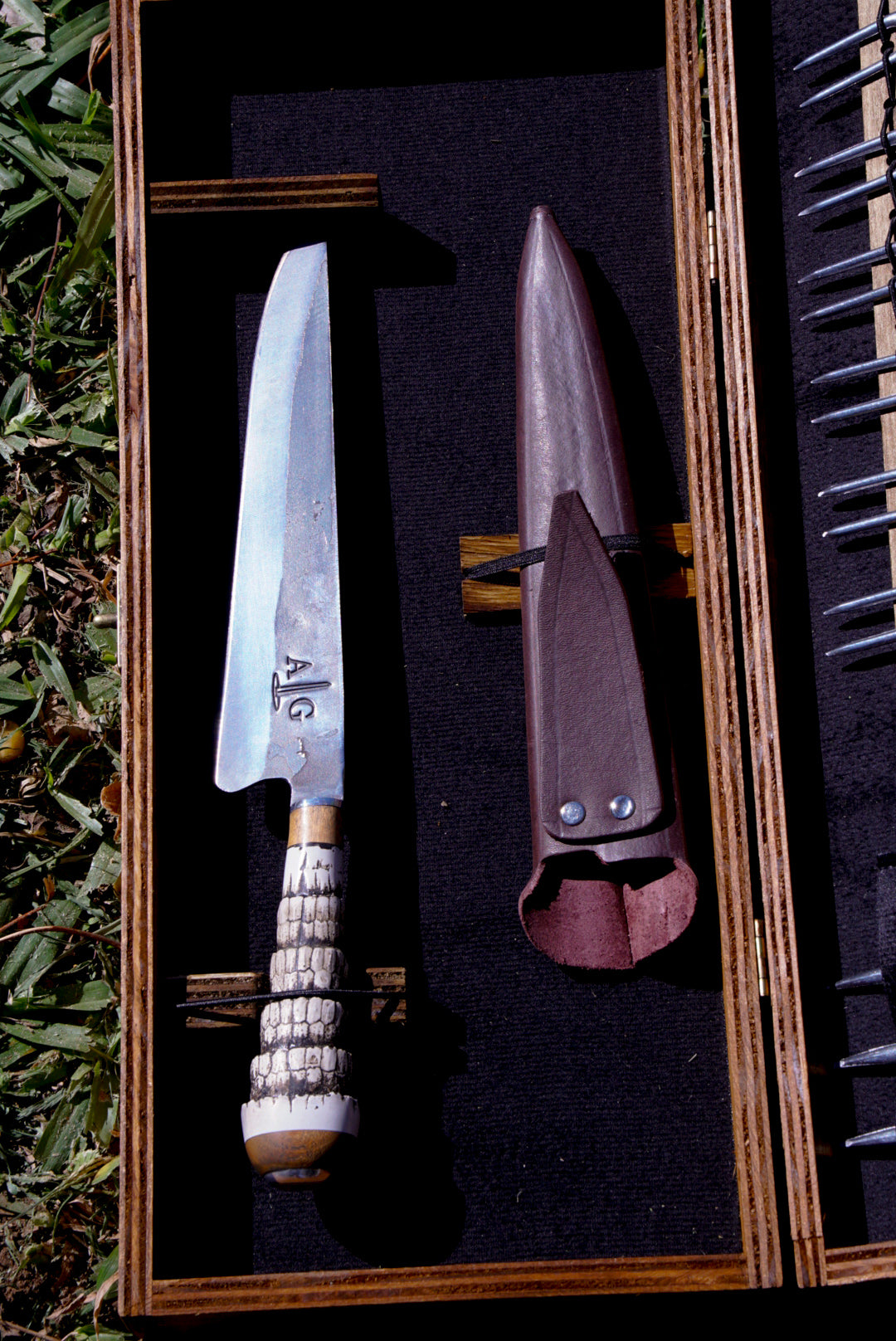 Faca Crioula com Conjunto de Corte