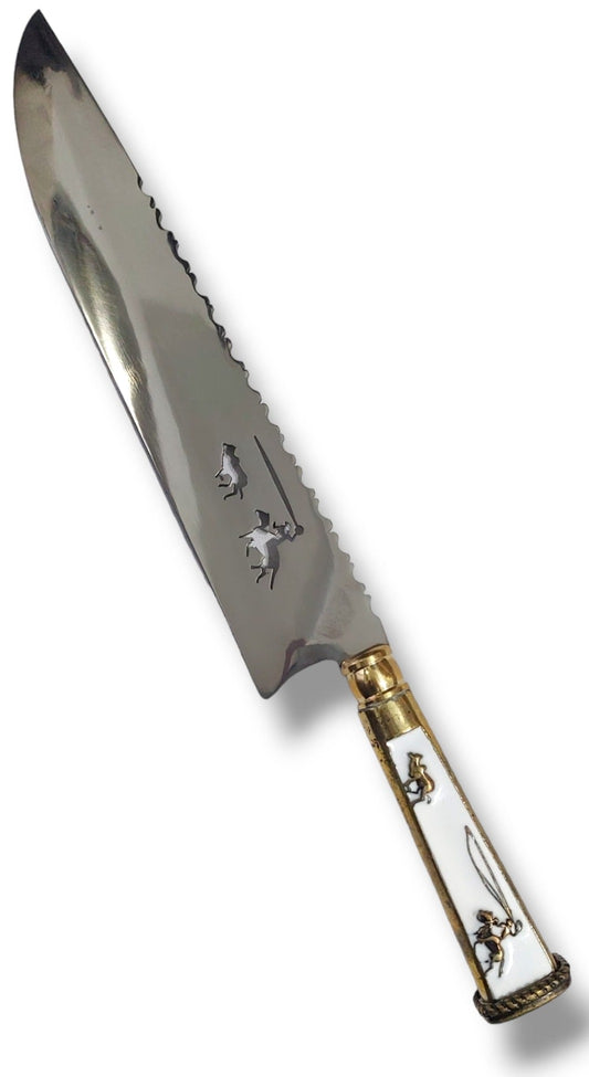 Cuchillo de Resina y Bronce Lazador
