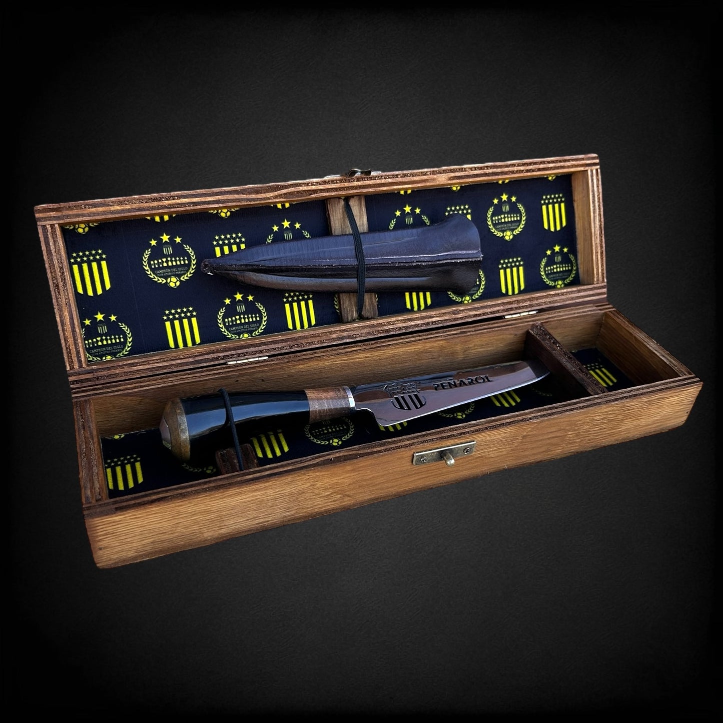 Cuchillo Criollo Peñarol + Caja