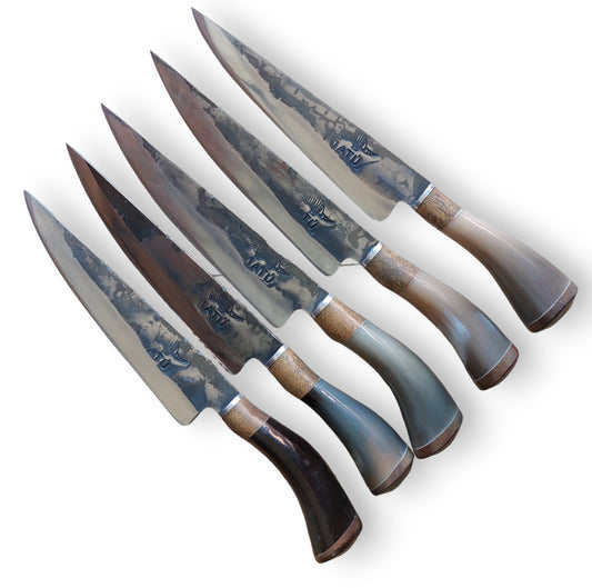 5 facas crioulas rústicas