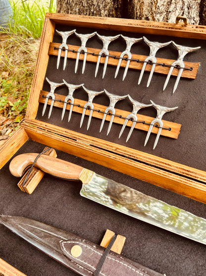 Cuchillo Sorobaca con Set Picada