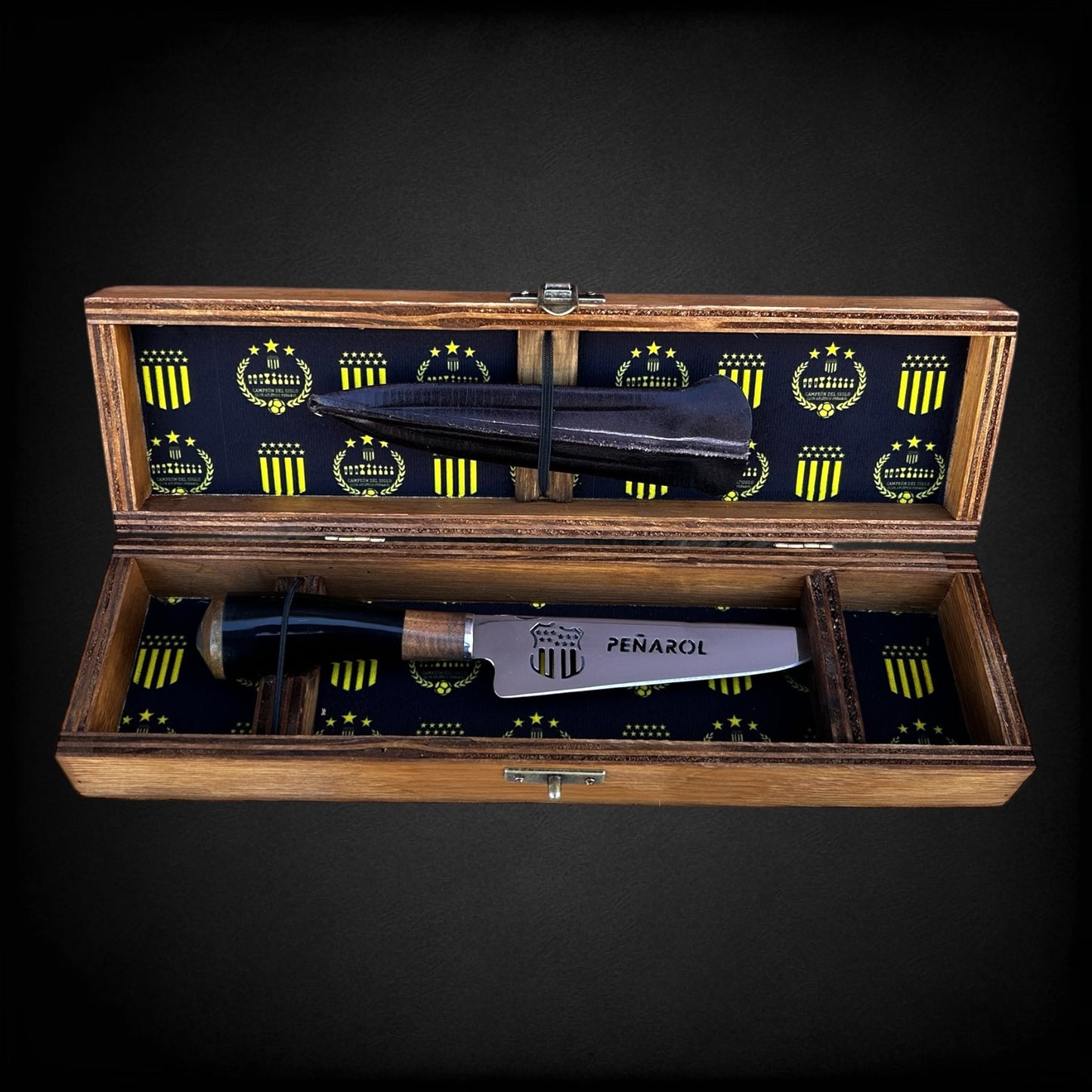 Cuchillo Criollo Peñarol + Caja