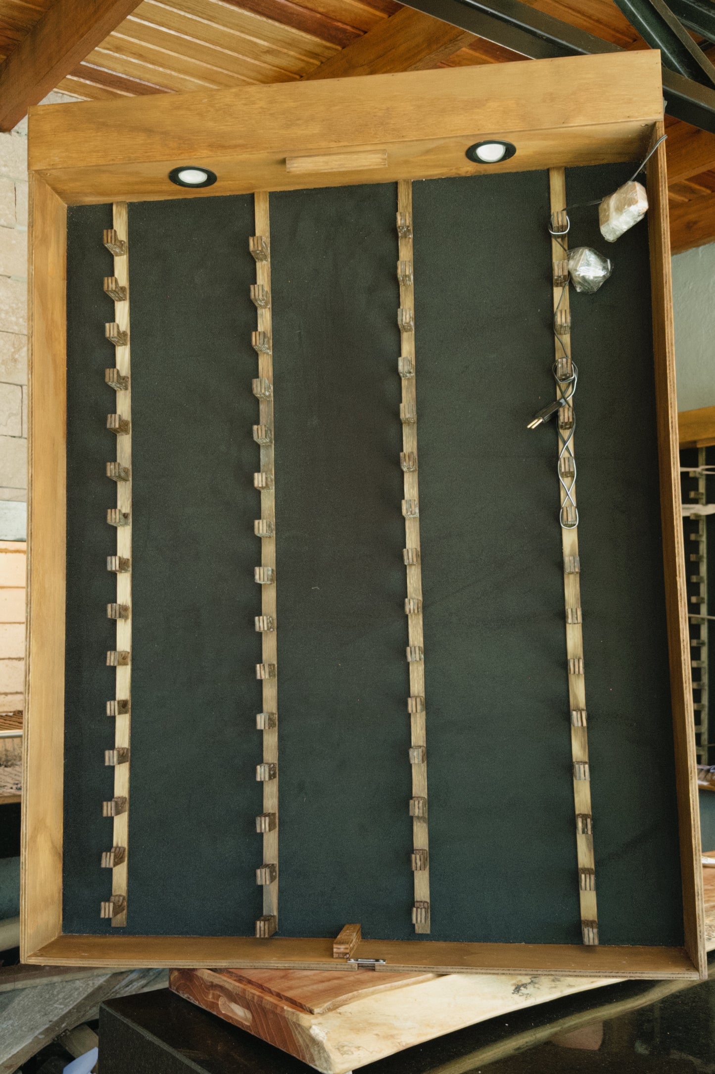 Expositor Cuchillos Pared