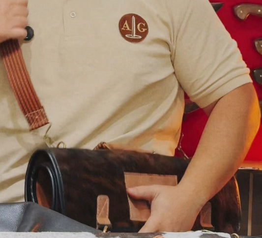 Estuche Cuero Pelo Bivino