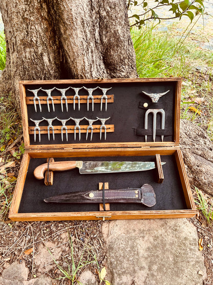 Cuchillo Sorobaca con Set Picada