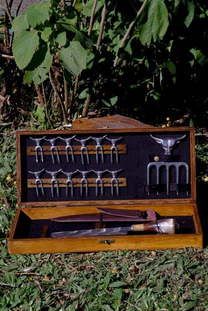 Faca Crioula com Conjunto de Corte