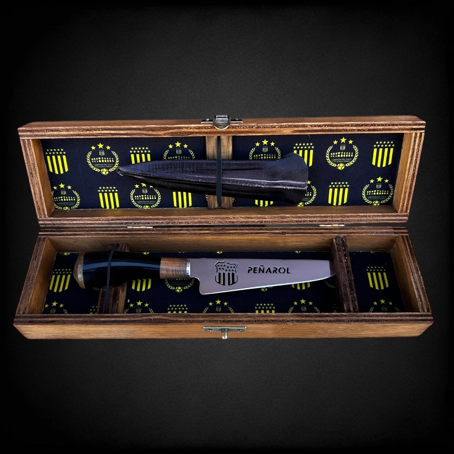 Cuchillo Criollo Peñarol + Caja