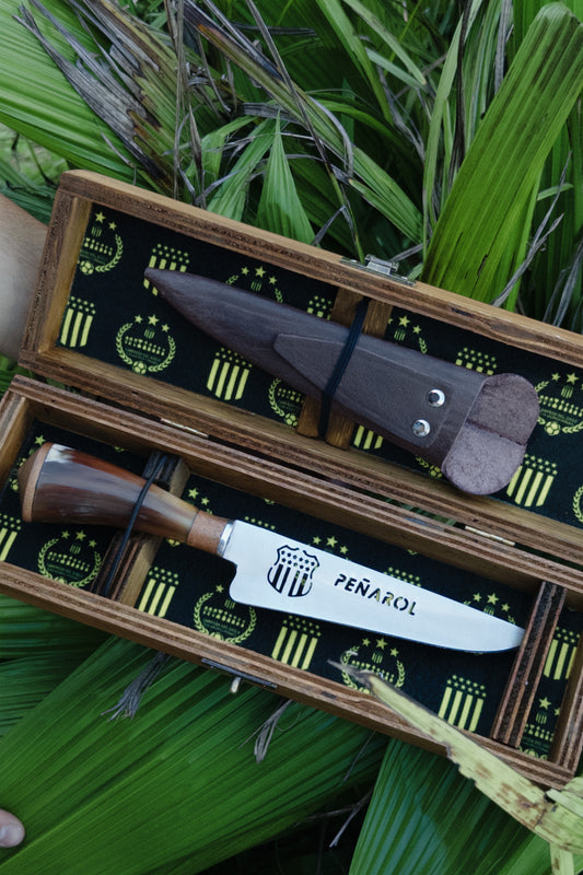 Cuchillo Criollo Peñarol + Caja