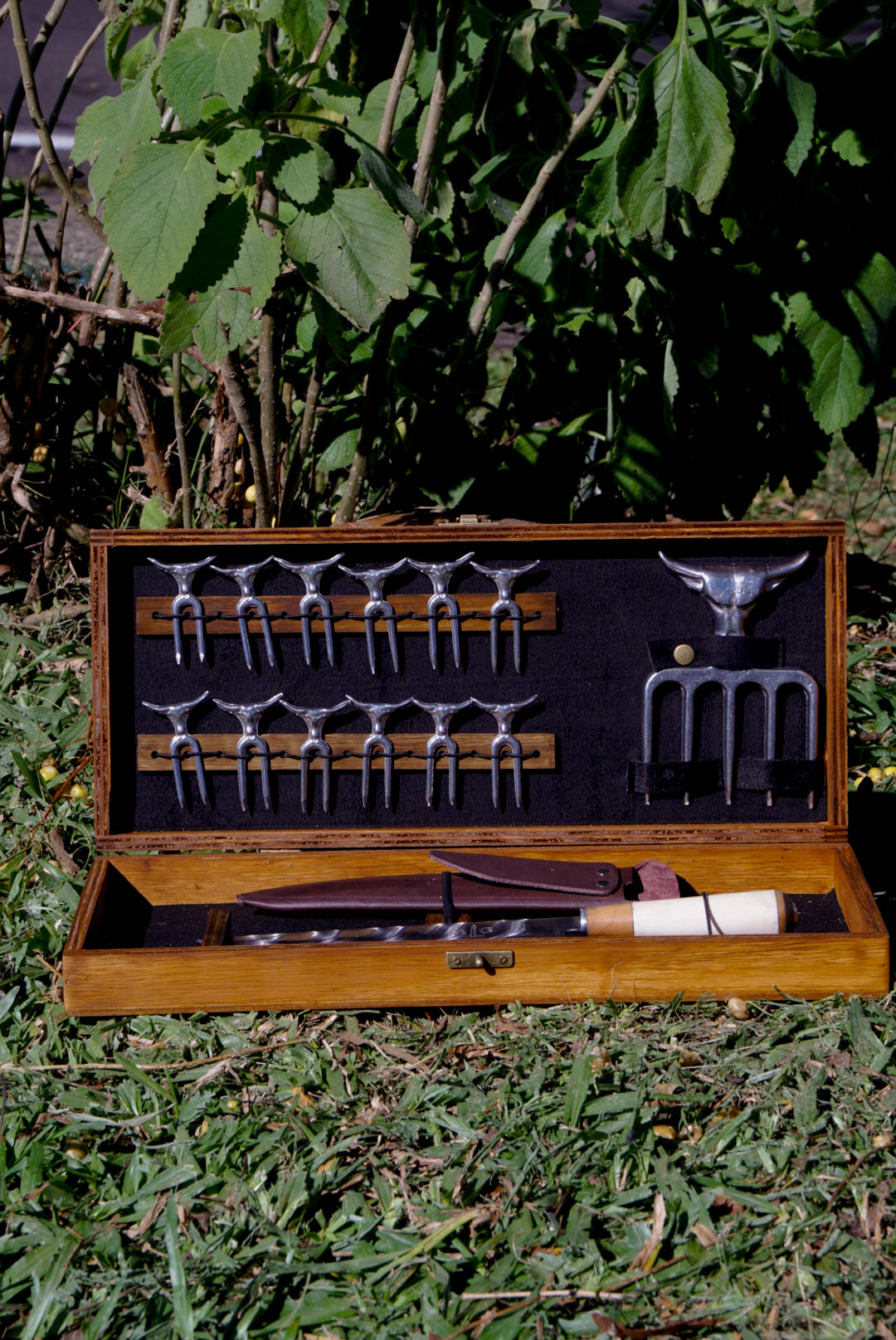 Faca Crioula com Conjunto de Corte