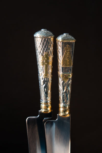 Cuchillo Alpaca y Bronce