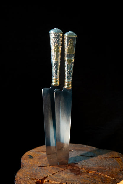 Cuchillo Alpaca y Bronce