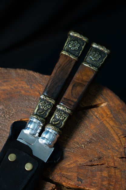 Conjunto Zamak/Madera
