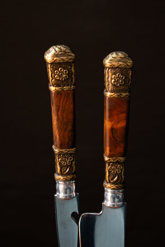 Conjunto Zamak/Madera