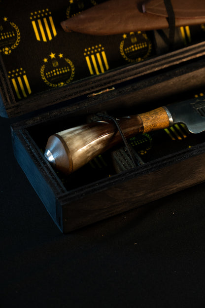 Cuchillo Peñarol y packing estampado