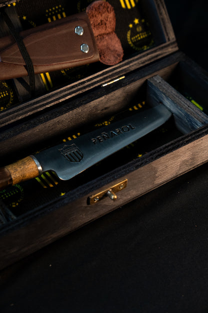 Cuchillo Peñarol y packing estampado