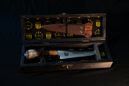 Cuchillo Peñarol y packing estampado