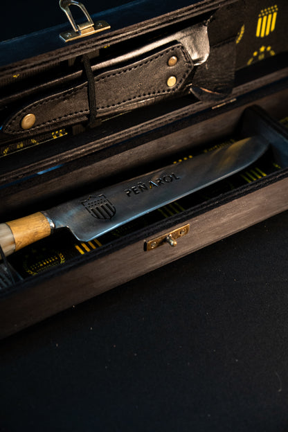 Cuchillo Peñarol y packing estampado