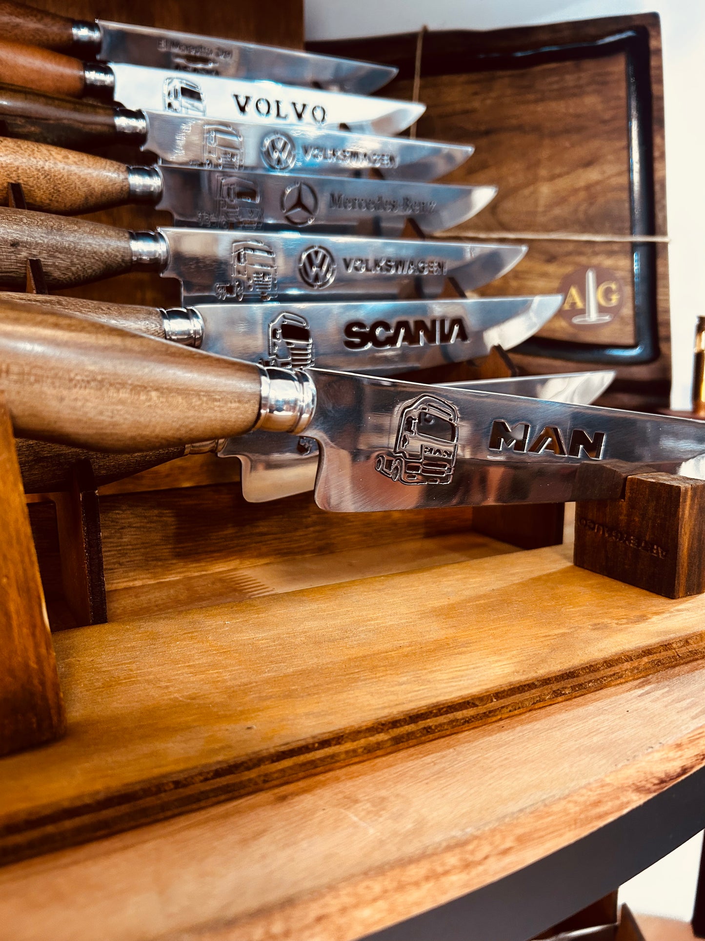 Cuchillos M/Madera Inoxidable