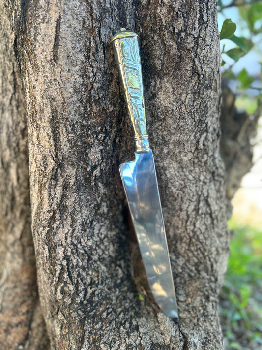 Cuchillo Alpaca y Bronce