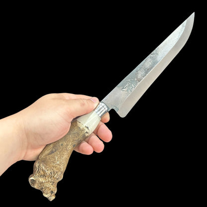 Cuchillo mango Cabeza Jabali