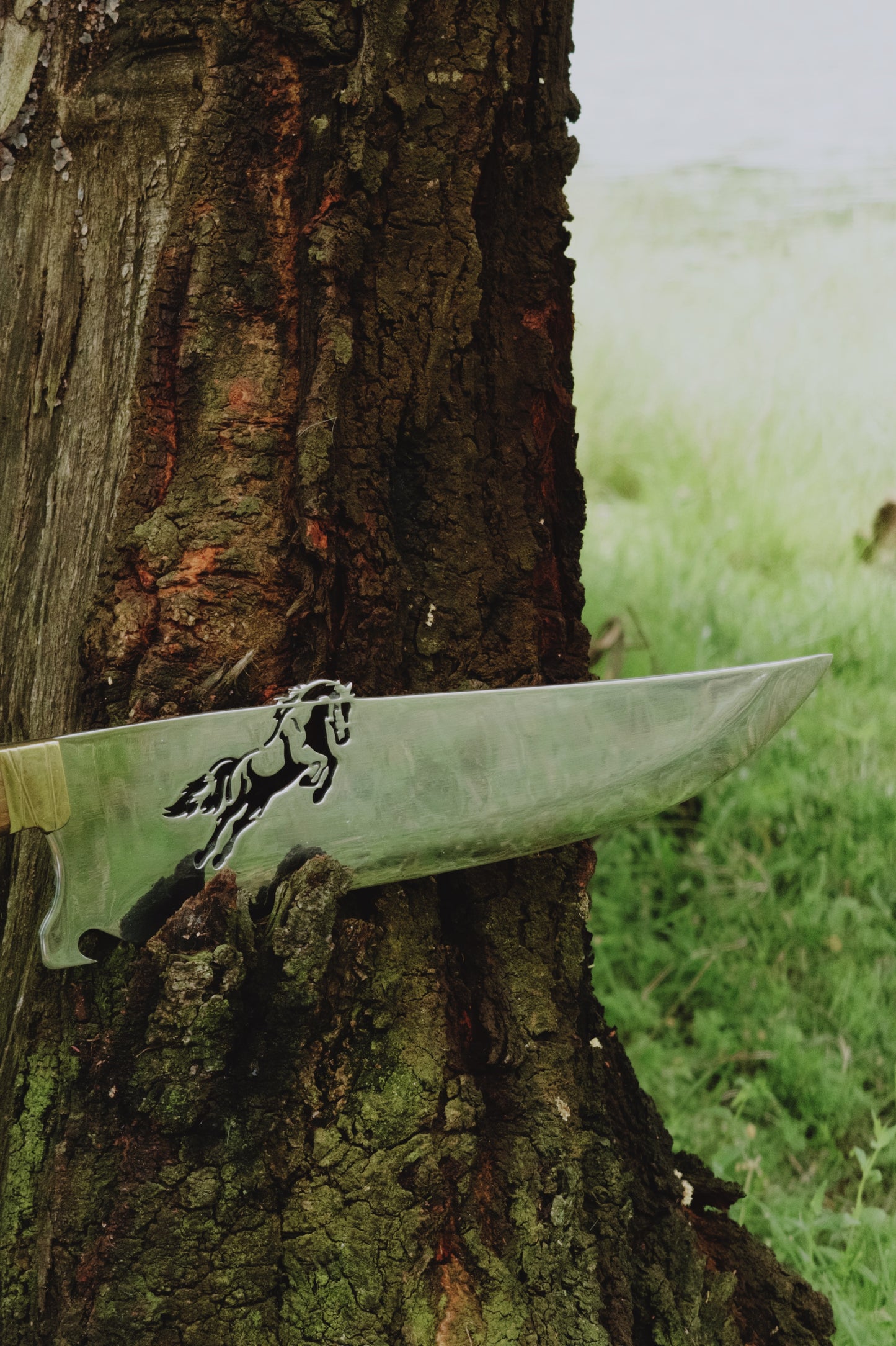 Cuchillo Caballo Saltando