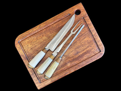 Trio de Cuchillo, Pincho y Chaira con Caja