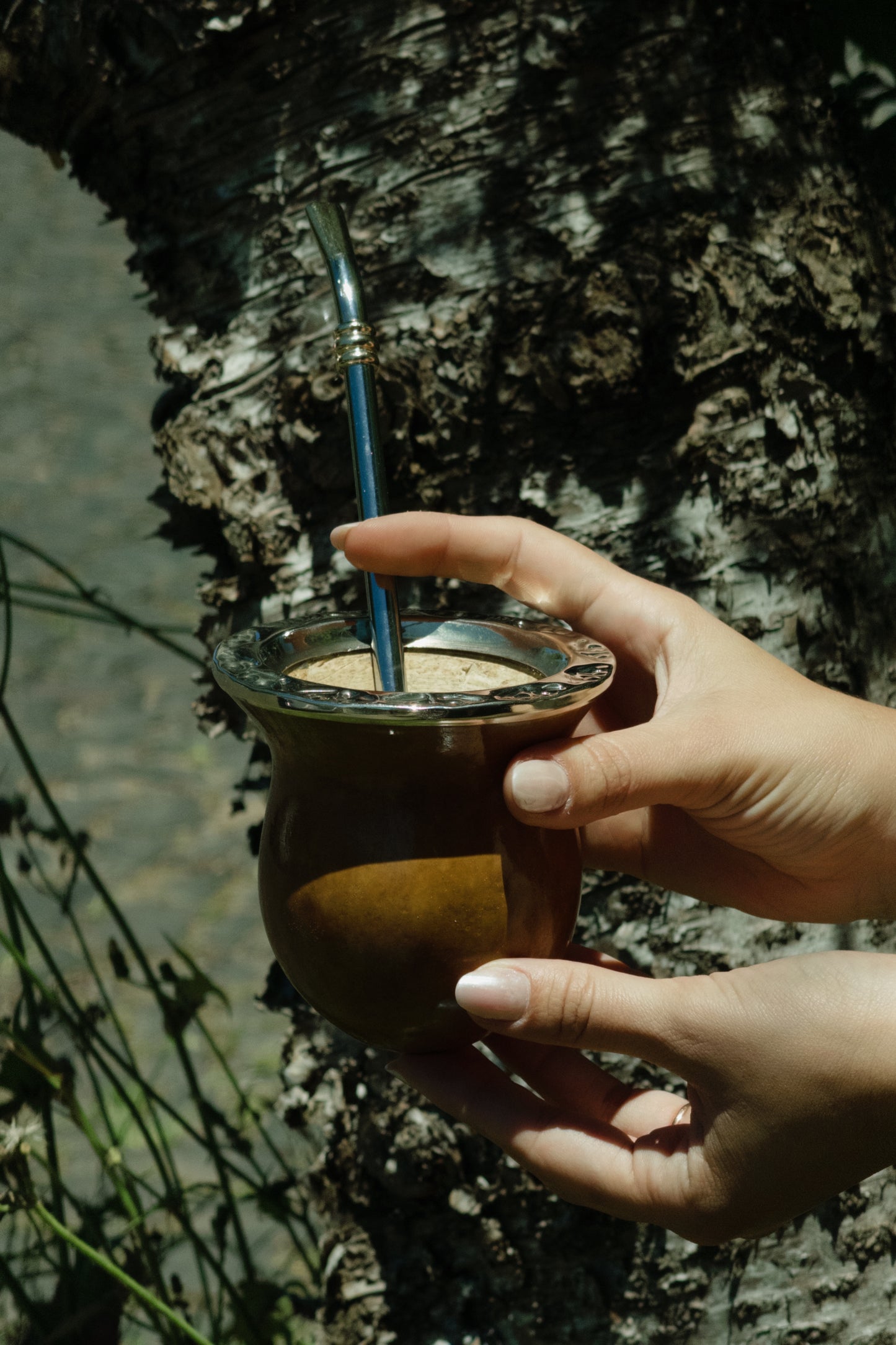 Mate calabaza boquilla ancha