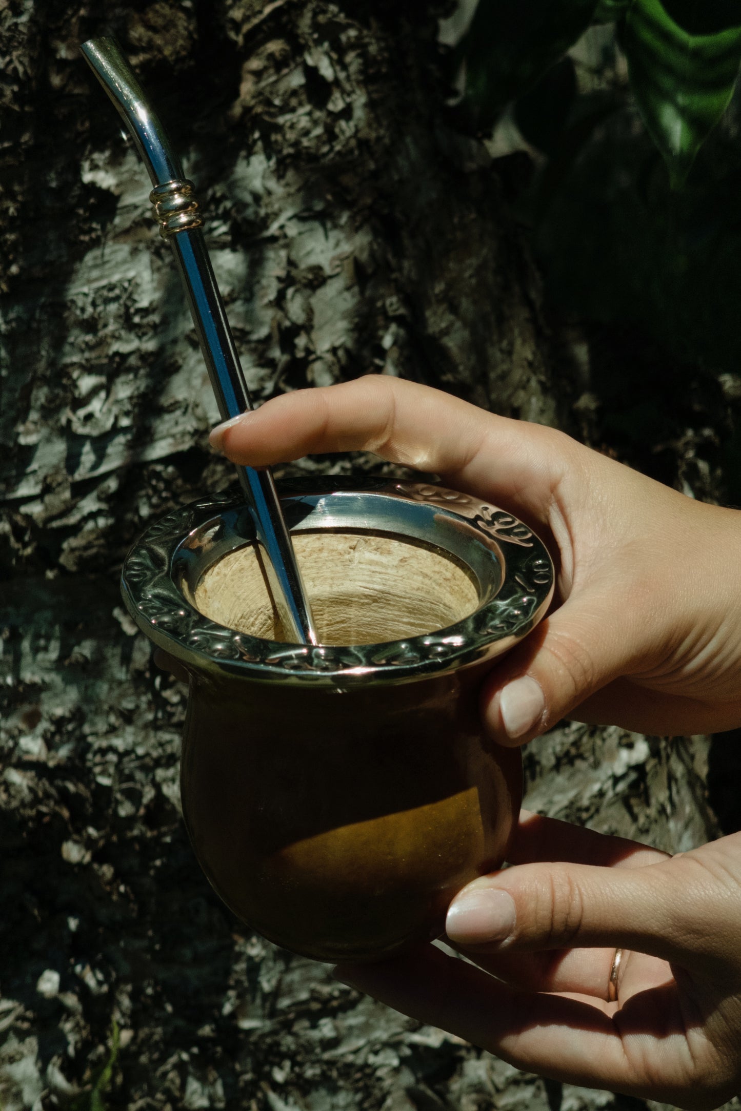 Mate calabaza boquilla ancha