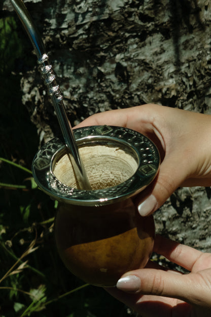 Mate calabaza boquilla ancha