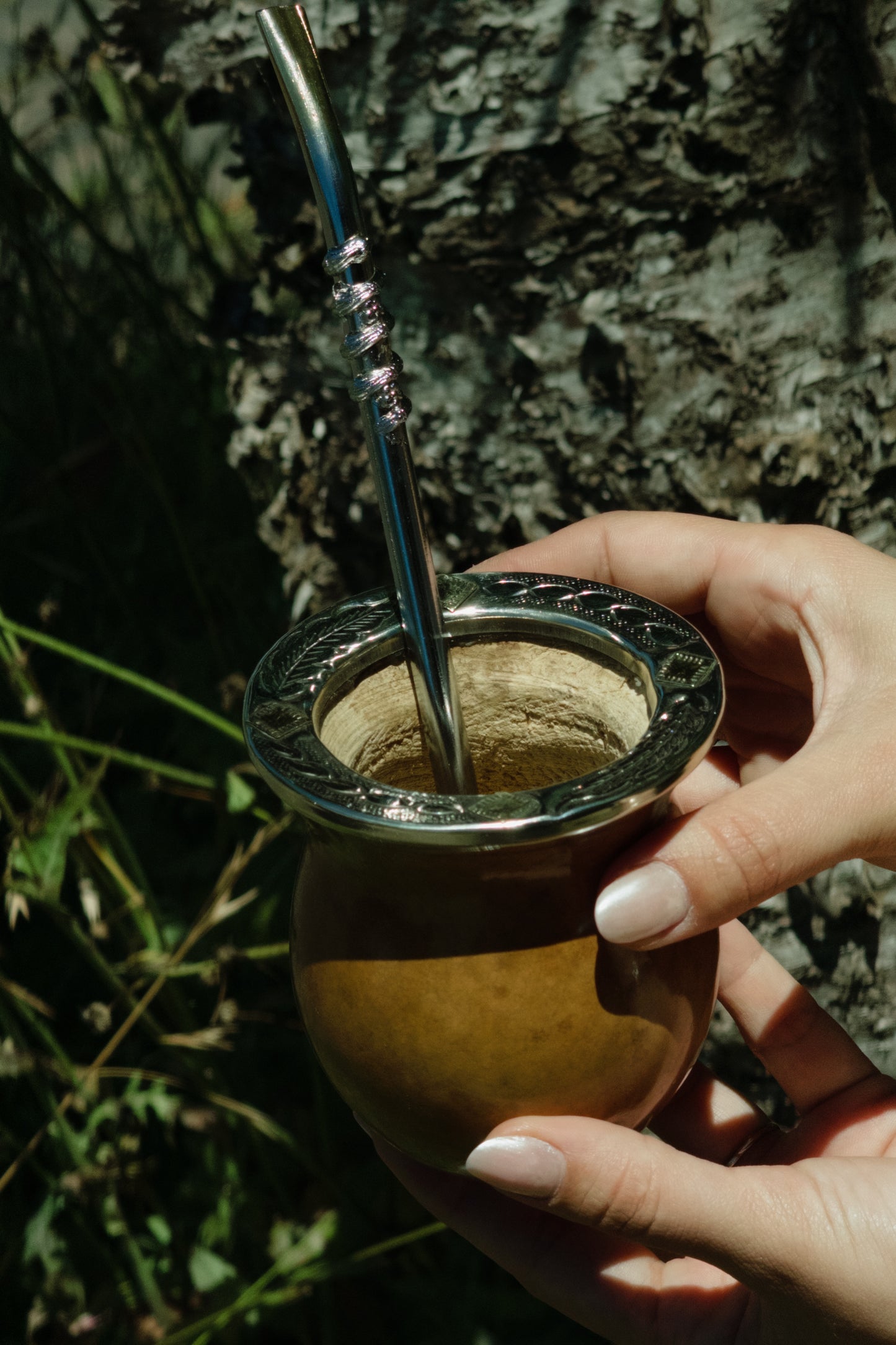 Mate calabaza boquilla ancha