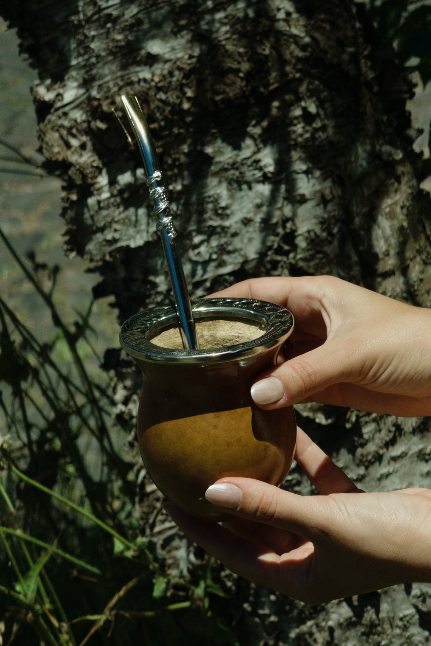 Mate calabaza boquilla ancha