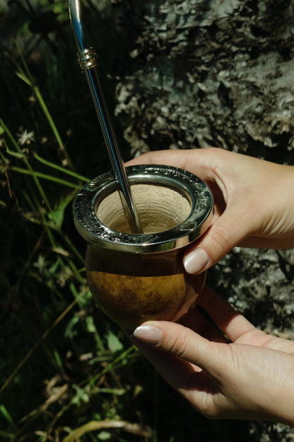 Mate calabaza boquilla ancha