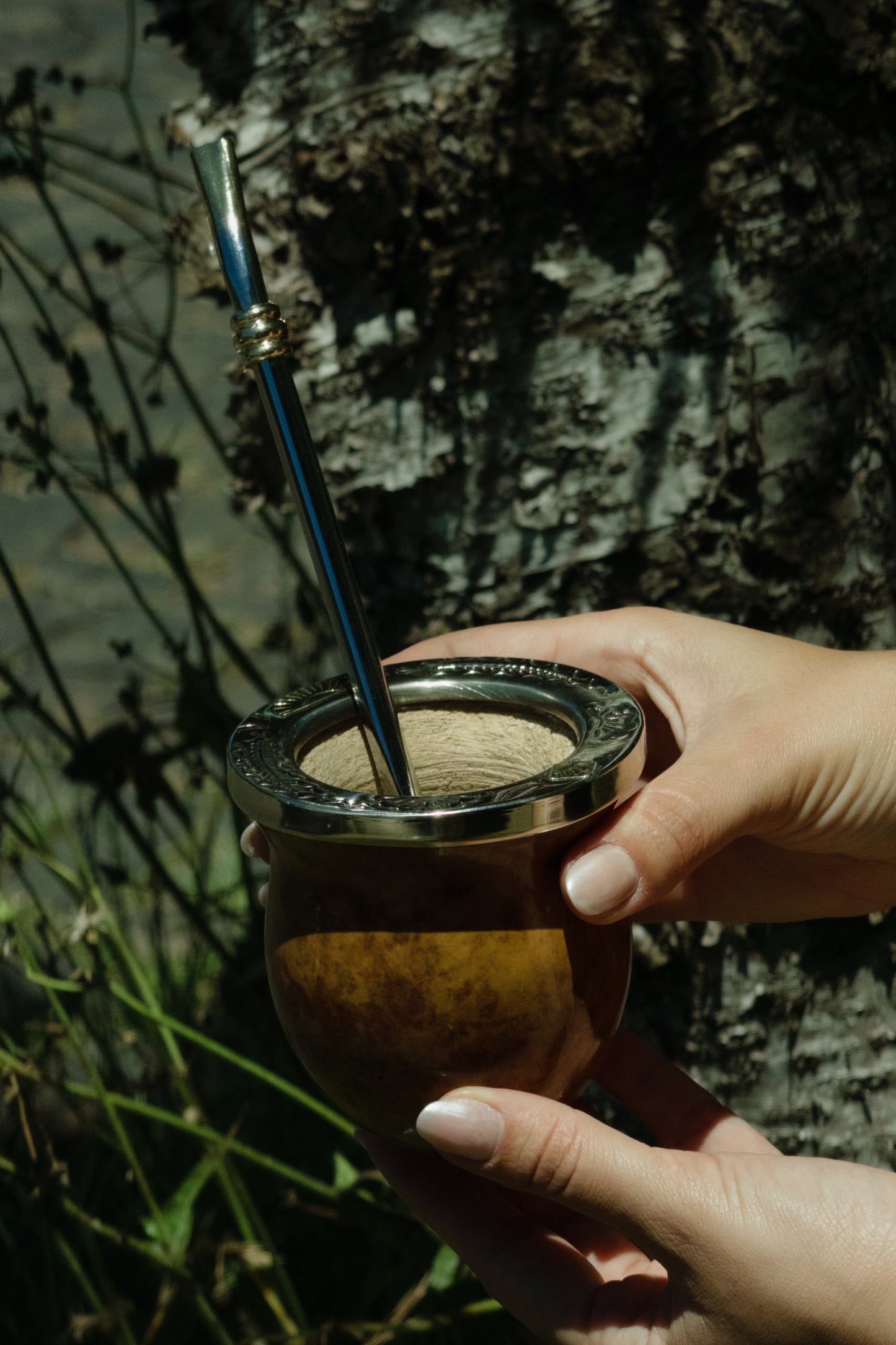 Mate calabaza boquilla ancha