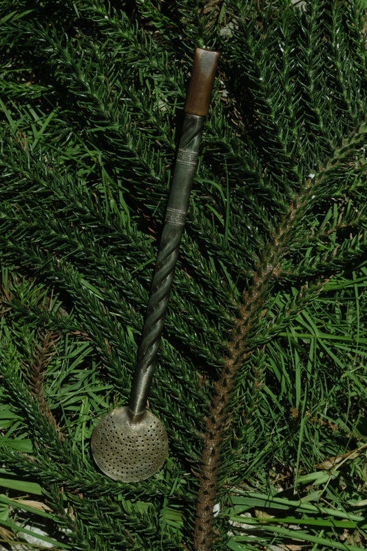 Bombilla de Alpaca Envejecida